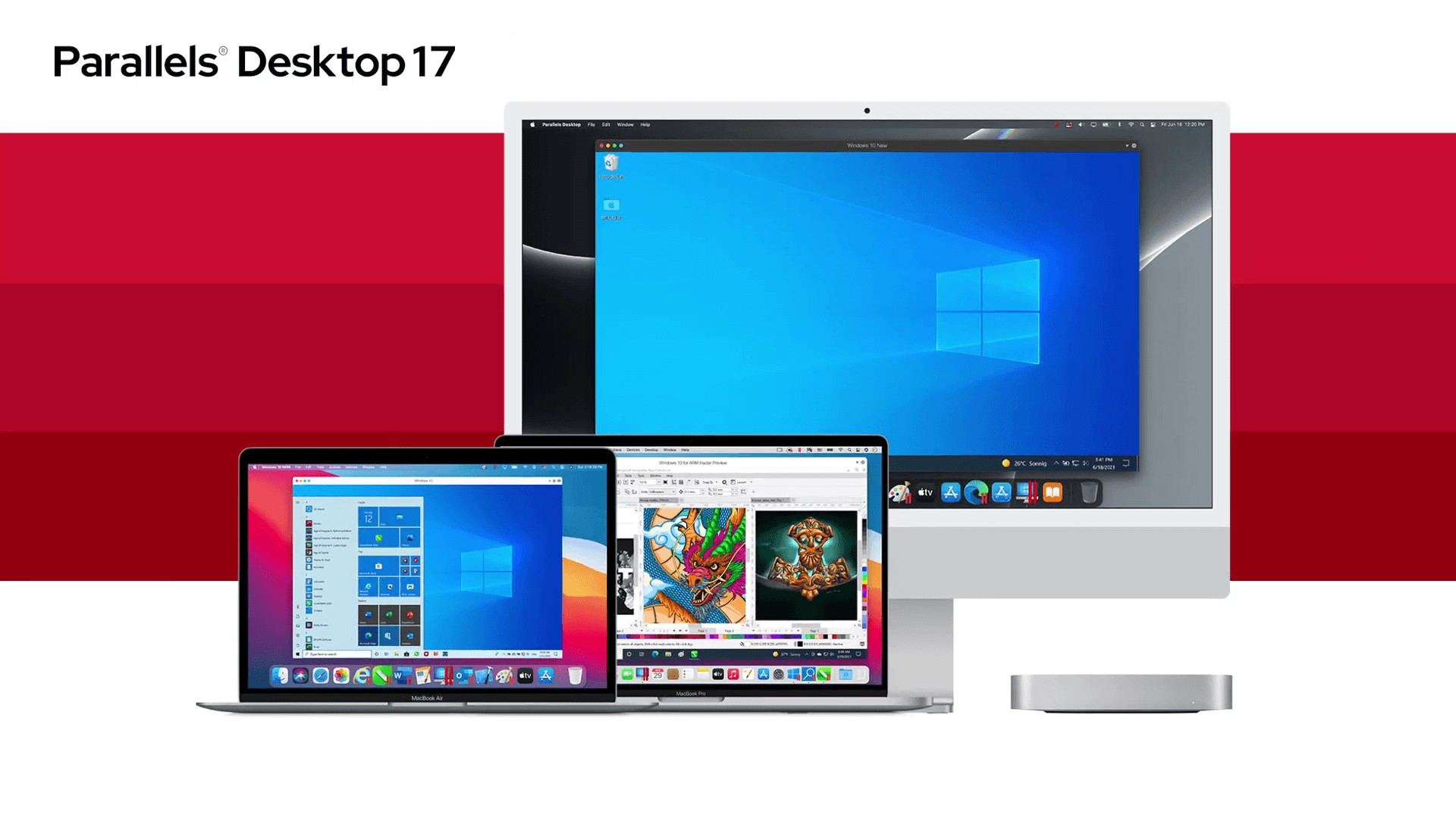parallels for mac windows versions